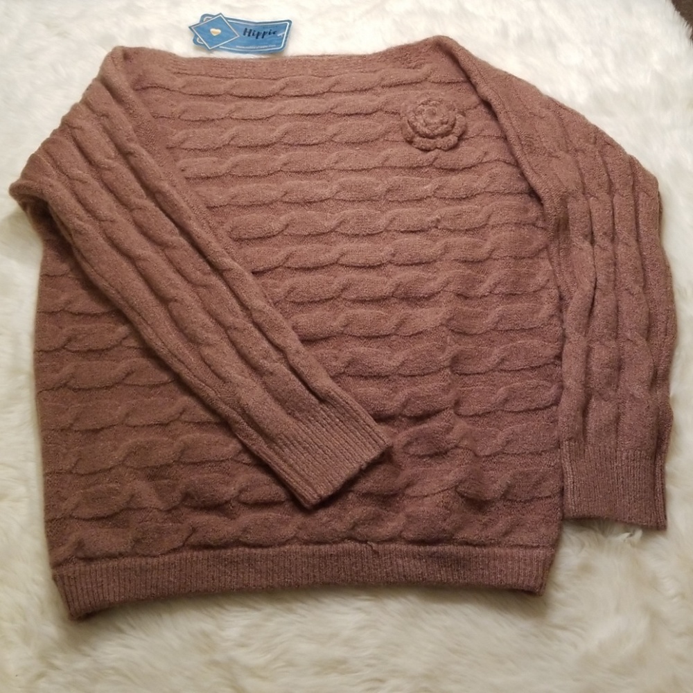 NWT Military Hippie Sweater